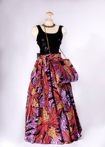 Ankara Skirt & Purse Set