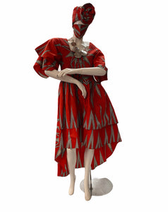High-low Smoked dress