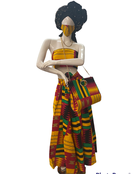 Ankara Skirt and Purse sets