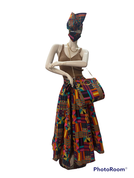 Ankara Skirt and Purse sets