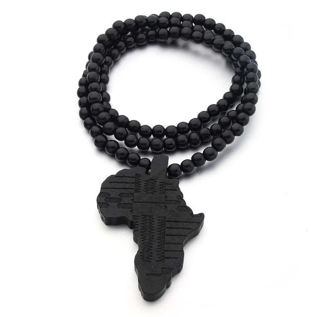 Africa Continent necklace