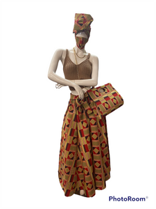 Ankara Skirt and Purse sets