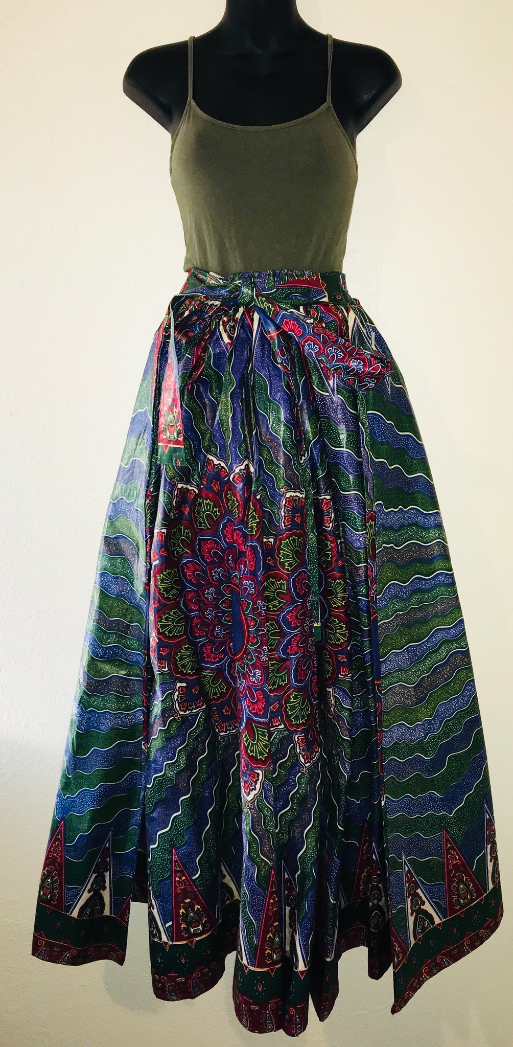 Ankara Polished Flower Skirt