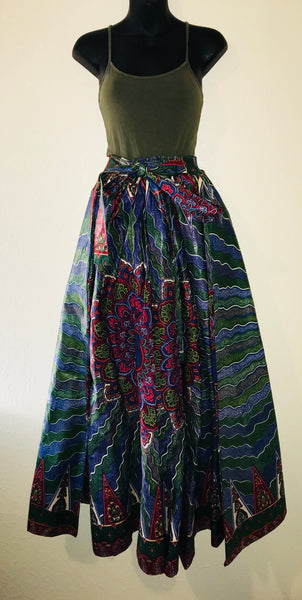 Ankara Polished Flower Skirt